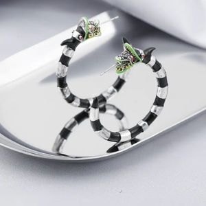 Tim Burton’s Beetlejuice Goth Earrings